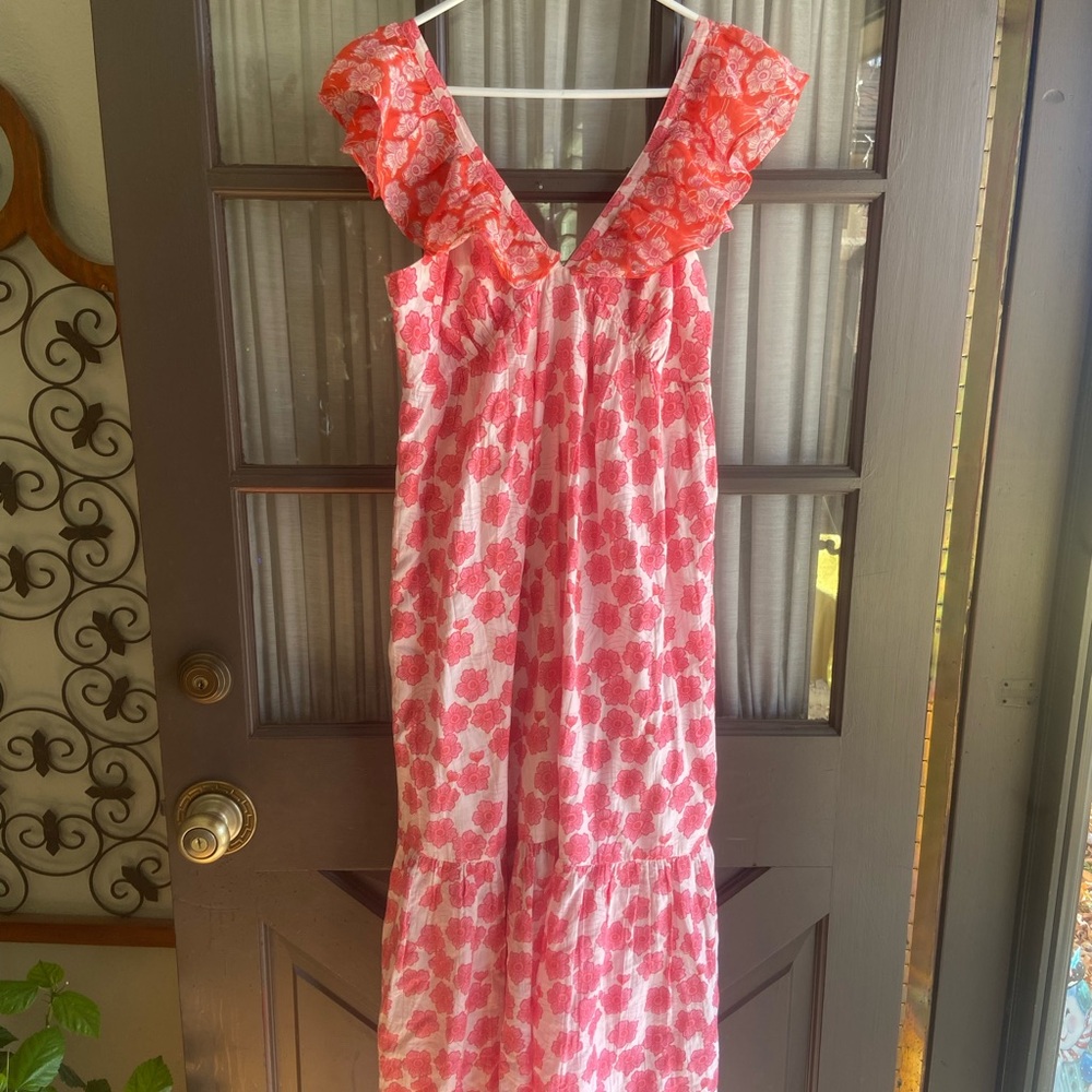 Ro’s Garden for Gorsuch floral maxi dress